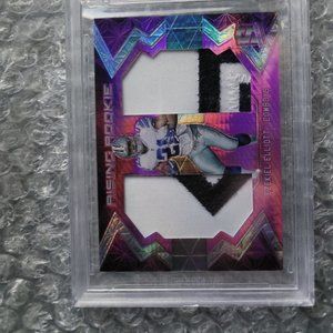 2016 panini spectra rising rookie materials neon pink Ezekiel Elliott 9.5 MINT